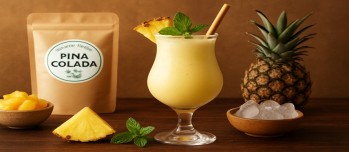 Évasion exotique : la Pina Colada au thé, sans alcool